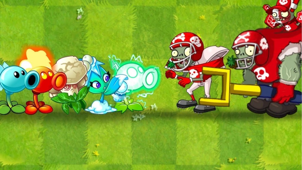 Picture of: Plants vs Zombies  All Star Zombie vs All Plants Power UP – How to Defeat  Football Zombie ?