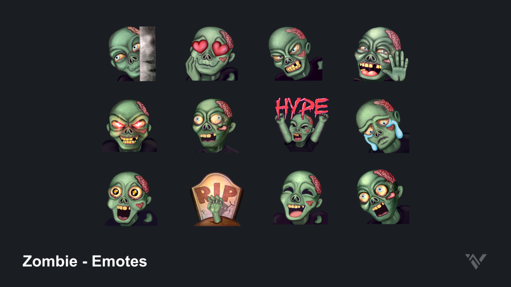 Picture of: Zombie  Chat Emotes  Twitch, YouTube & Facebook Gaming
